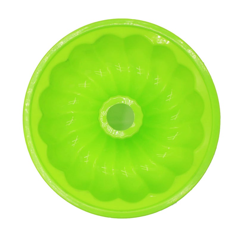 X-Haibei 8 Inch Fancy Round Donut Gelatin Jello Cake Chocolate Baking Silicone Mold - Image 2